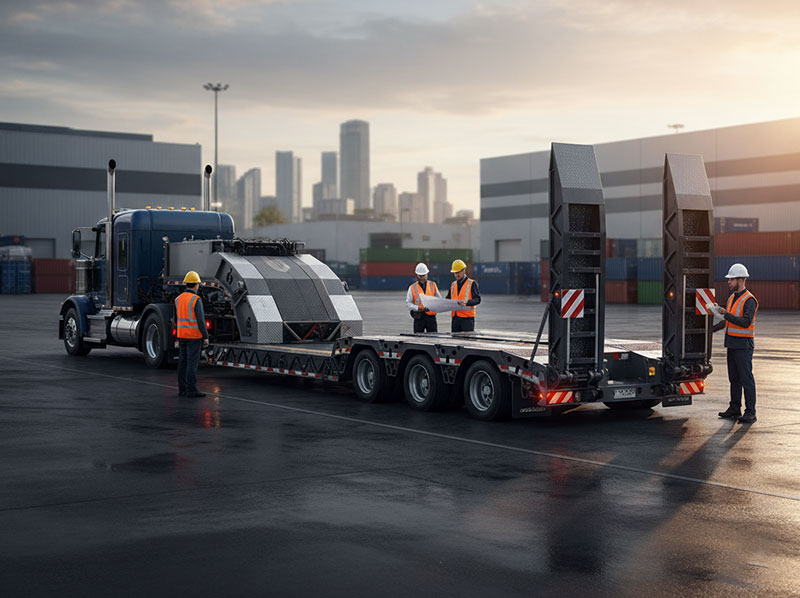 Customised Lowboy Dispatch